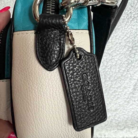 NEW‼️💞COACH Jamie Camera Bag💞 Aqua Pink Lemonade‼️NEW with tags! ($298) - Picture 13 of 16